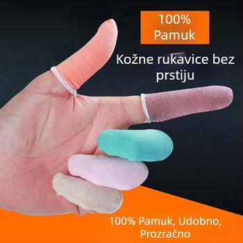 Prstni štitnici od pamuka, debele, otporne na habanje, prašini otporni, prozračni, upijaju znoj, industrijska upotreba
