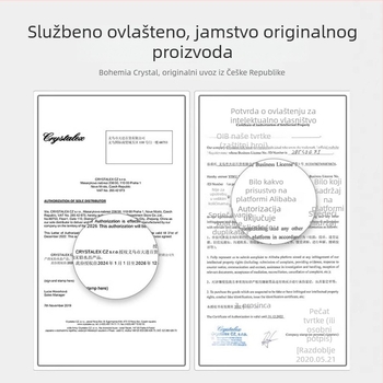 Crystalex kristalna čaša za vino s ručnim graviranjem, europski stil, za kućnu upotrebu