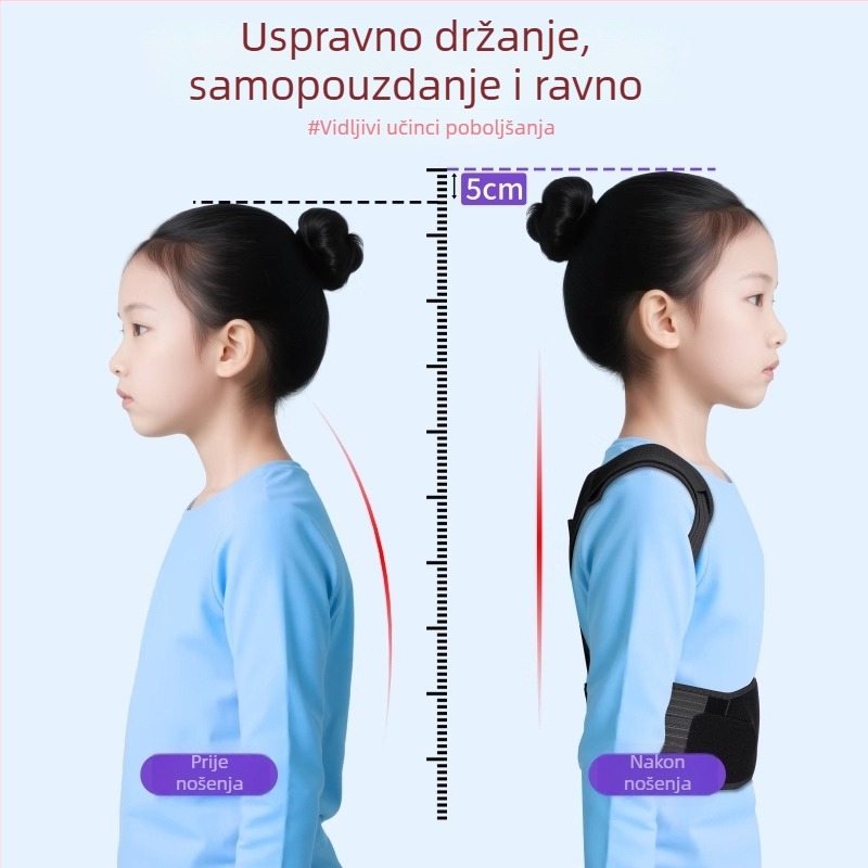 Korektor držanja tijela - Unisex, za učenike, Model Bbj-et01, Izlazi 2025