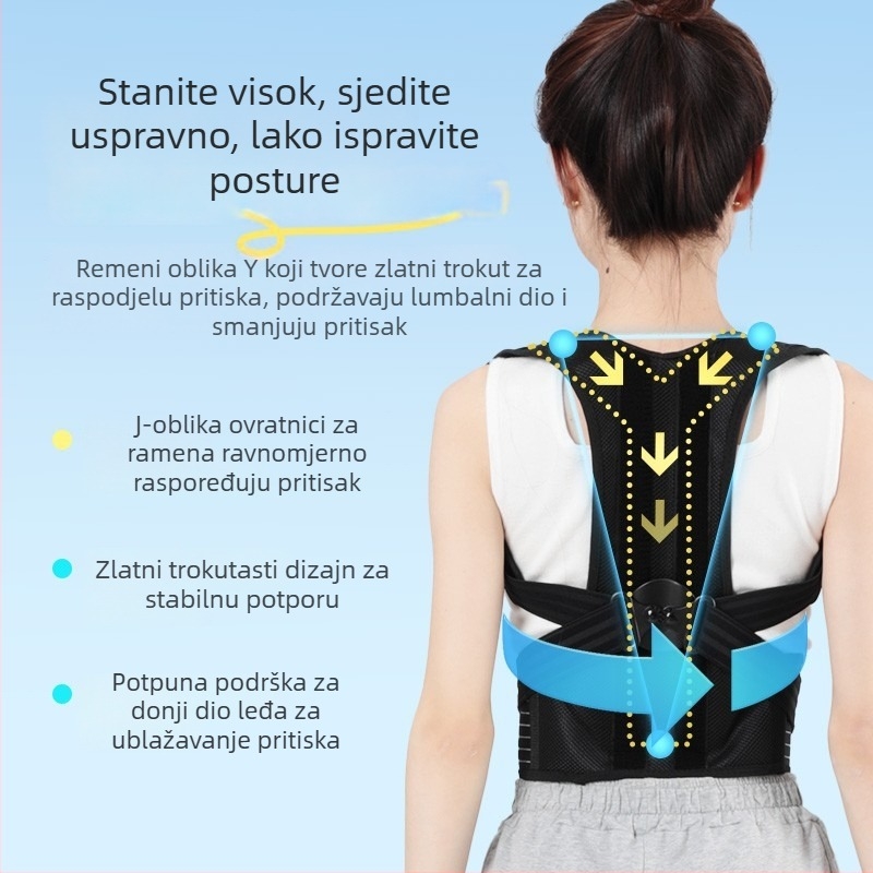 Korektor držanja tijela - Unisex, za učenike, Model Bbj-et01, Izlazi 2025