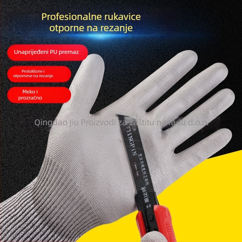 Rukavice otporne na rezanje s HPPE anti-cut vlaknom, Flying Horse