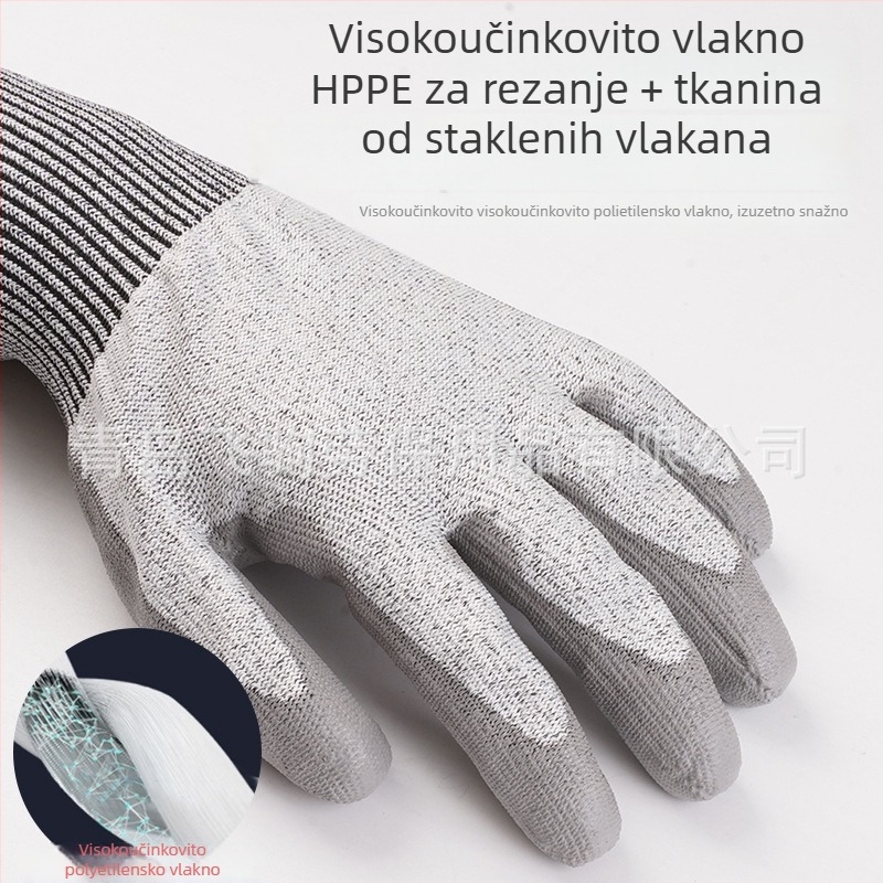 Rukavice otporne na rezanje s HPPE anti-cut vlaknom, Flying Horse