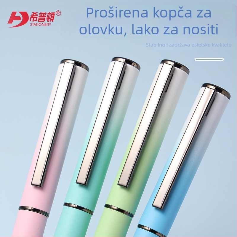 Hippton metalna olovka s toplinski izbrisivim mastilom, iridijeva vrh, sustav mastila u vrećici, model 1219