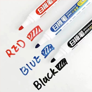 Modern Beauty MP572 Brisivi i refill marker za bijelu ploču za učitelje, tinta na bazi vode, debeli vrh