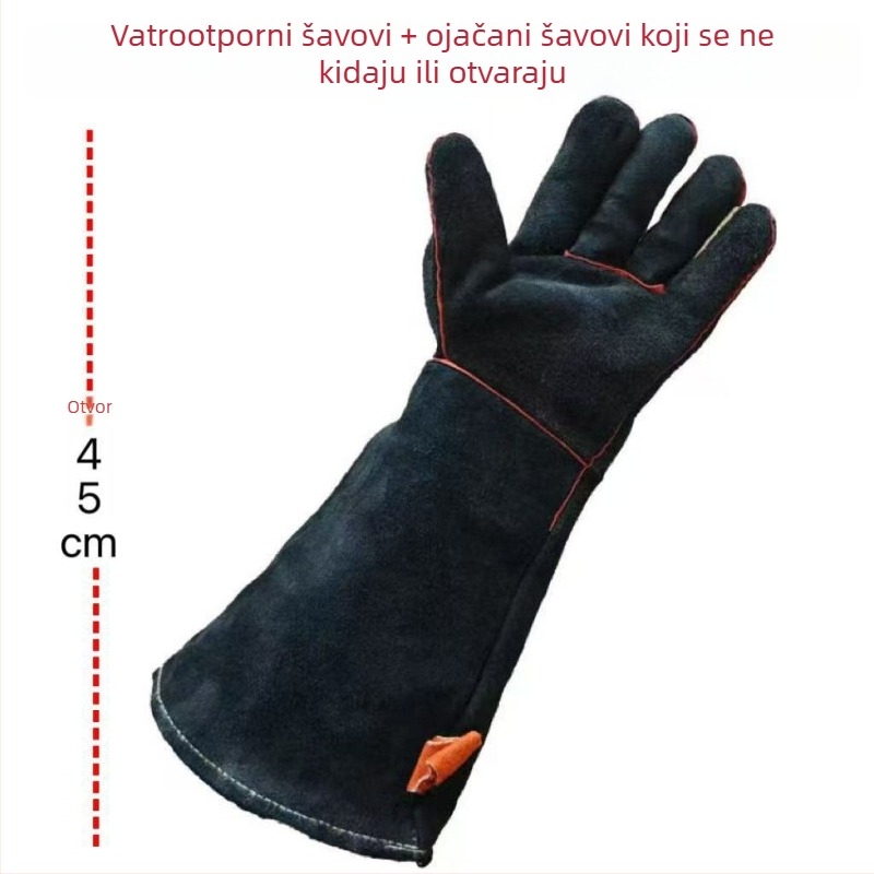 Tubata kožne rukavice za zavarivanje