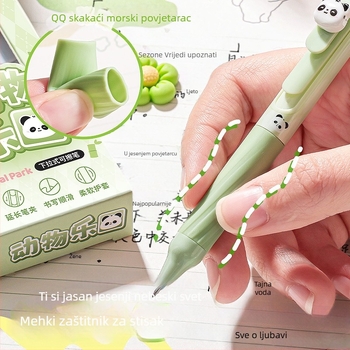 Pero s četkastim vrhom na pritisak, ST vrh, neizbrisivo, u kutiji — pogodno za pisanje, ispite, kaligrafiju, dnevnik