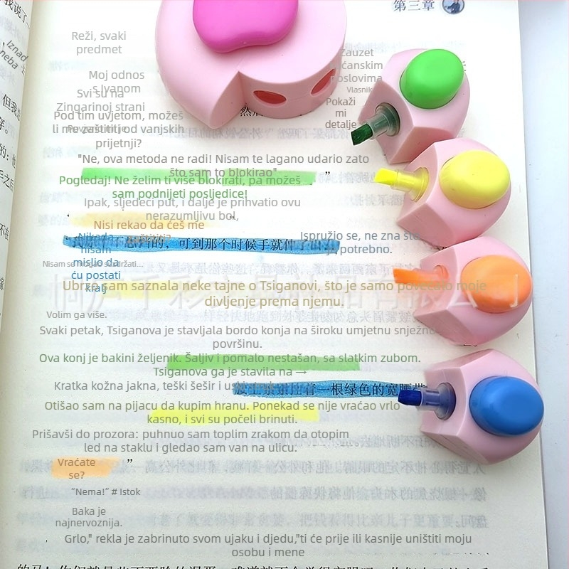 Marker za označavanje u obliku mačje šape, ABS kućište, jednoglavni vrh, model QC-MZ1