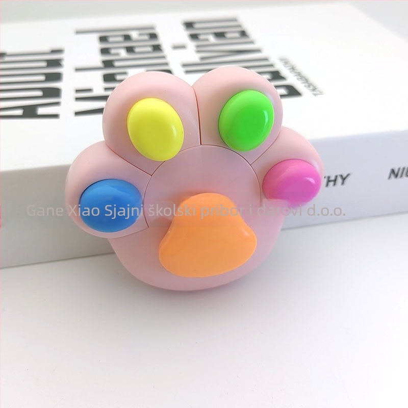 Marker za označavanje u obliku mačje šape, ABS kućište, jednoglavni vrh, model QC-MZ1