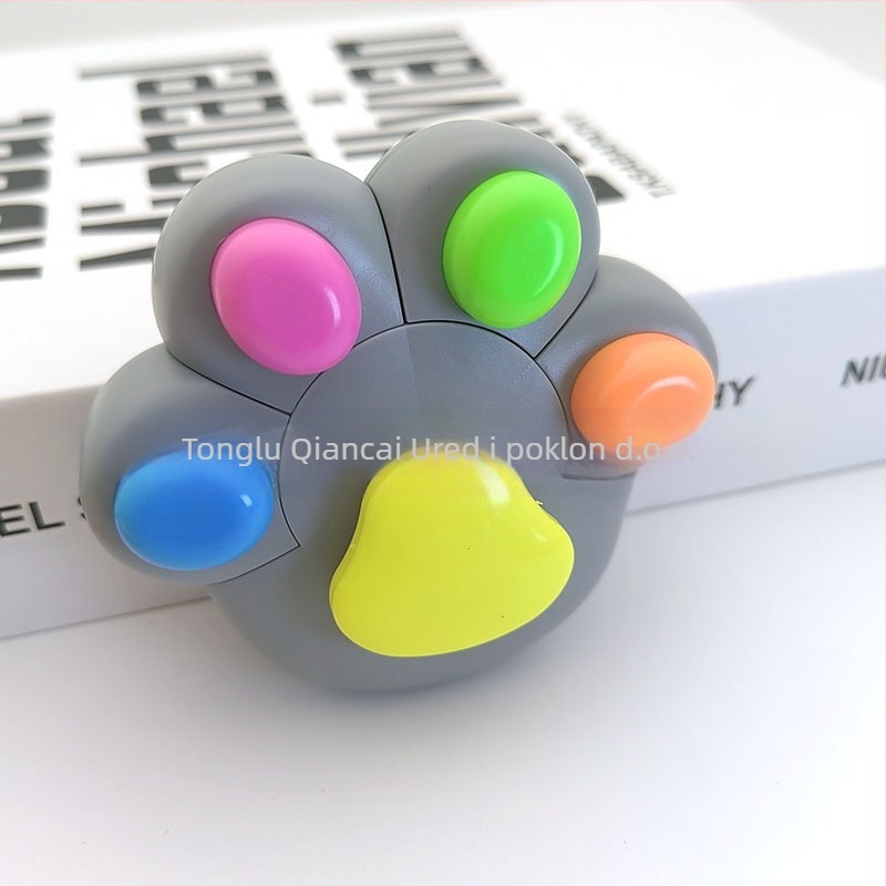 Marker za označavanje u obliku mačje šape, ABS kućište, jednoglavni vrh, model QC-MZ1