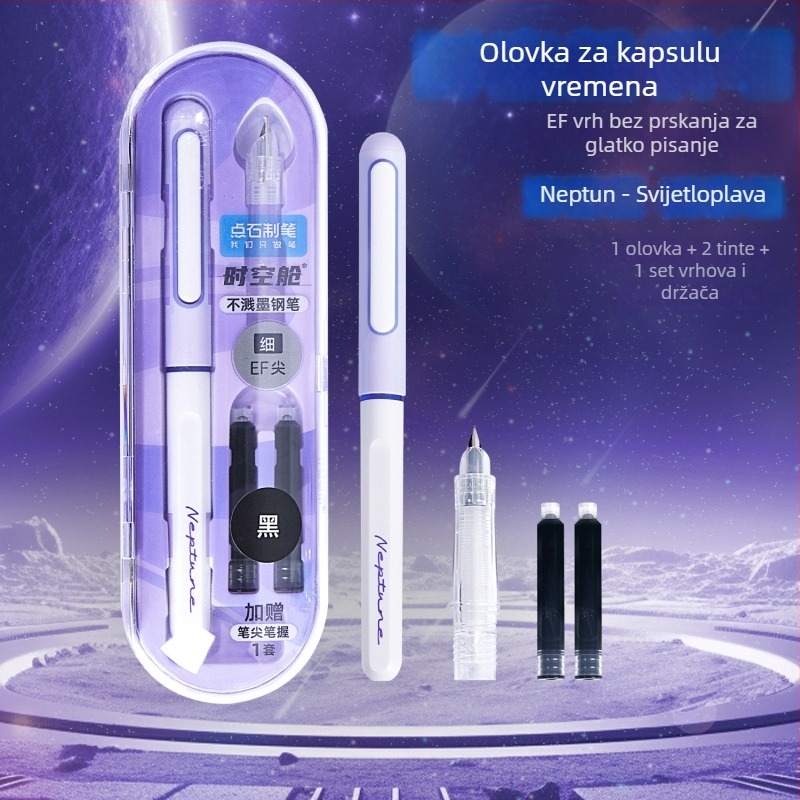Touchstone olovka kapsula svemira, EF vrh, plastično kućište, sustain tinte u vrećici, kutija za pohranu
