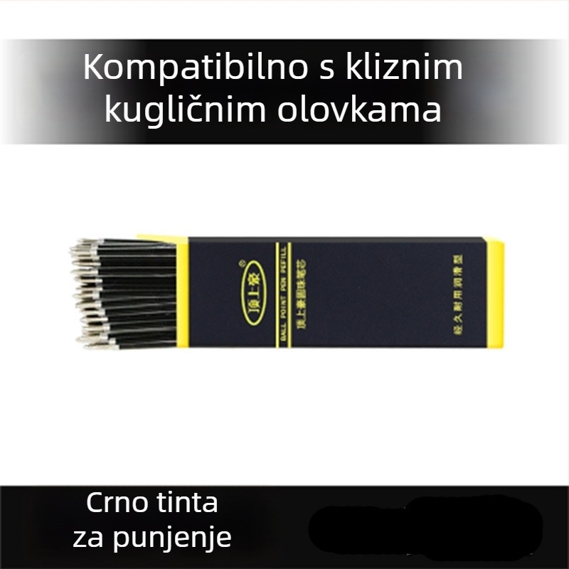 Nadomještna patrona kugličnog pera, na bazi ulja, tip potisni, 0,7 mm, model 1