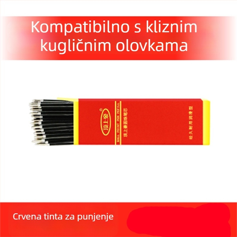 Nadomještna patrona kugličnog pera, na bazi ulja, tip potisni, 0,7 mm, model 1