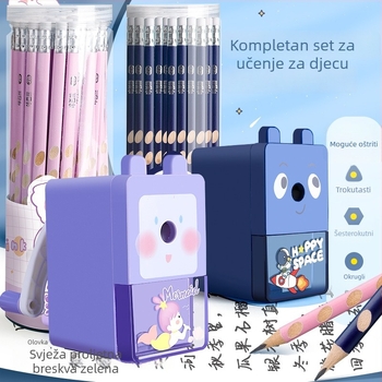 Kaba Bear olovka s dizajnom rupa za ispravak držanja, 2B trokutasti zahvat za početnike