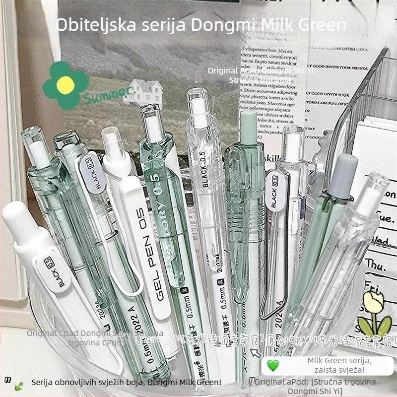 Pero s četkom, serija Dongmi Family Barrel, plastično kućište, vrh: drugi materijali