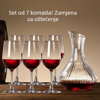 Set čaša za vino, kristalne čaše u europskom stilu, Novi kineski stil, predstavljen 2023