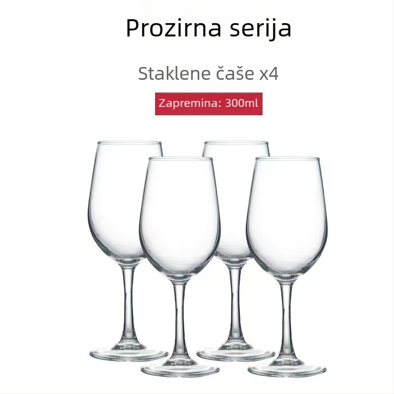 Set čaša za vino, kristalne čaše u europskom stilu, Novi kineski stil, predstavljen 2023