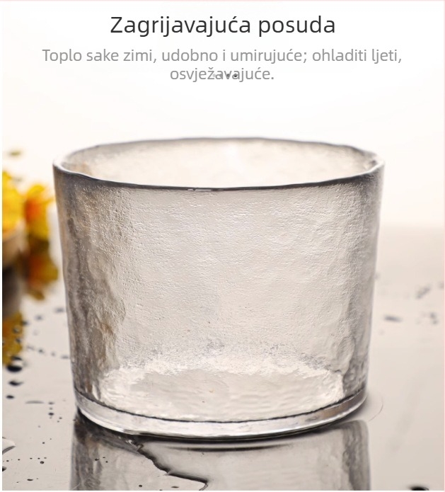 Set toplog stakla za vino s loncem i čašama, 6-dijelni komplet, stil National Tide Wind