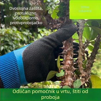 Vodootporne rukavice za vrt, otporne na rezanje i ubod, za sadnju cvijeća i plijevljenje povrća