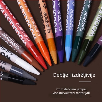 Set ugljenih olovaka za portret, s punim jezgram, drveni omotač Xiupu