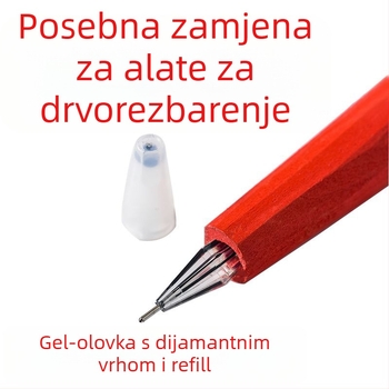 Refil za drvoreznu olovku – 0,5 mm navoj, model G324, plast, kompatibilan s kugičnim i gel olovkama