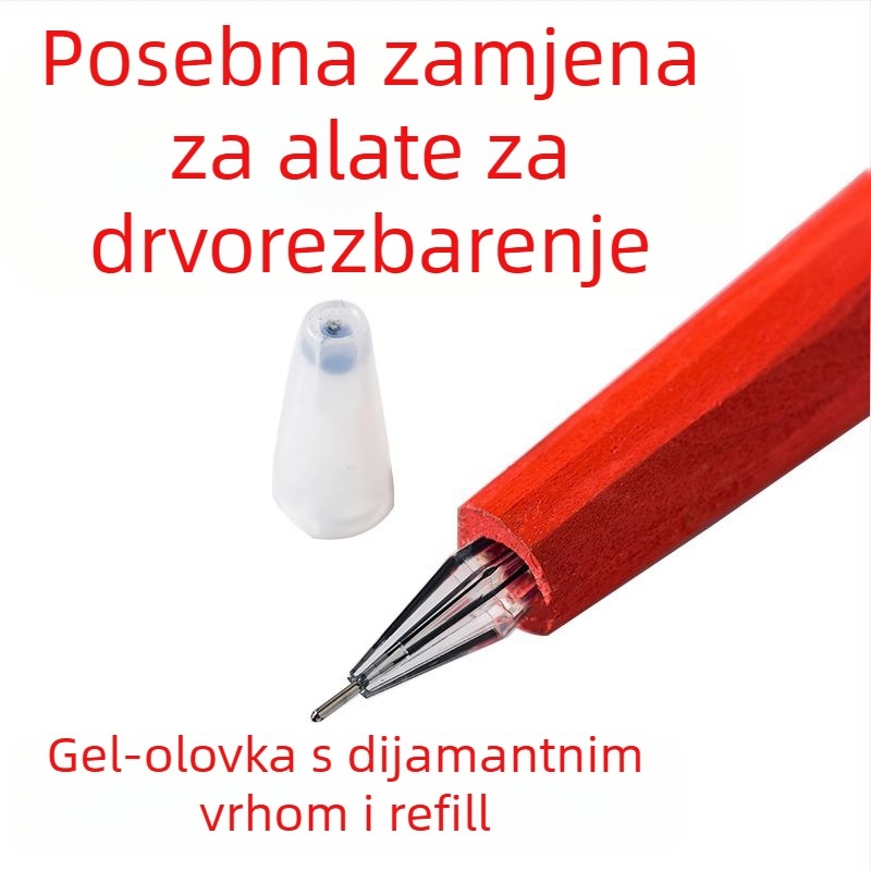 Refil za drvoreznu olovku – 0,5 mm navoj, model G324, plast, kompatibilan s kugičnim i gel olovkama