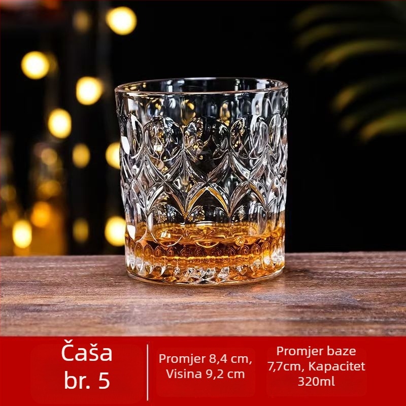 Set čaša za viski, moderni minimalistički stil, staklo, marka 01, kod 0409-3, moguć ispis logotipa, kvaliteta prve klase