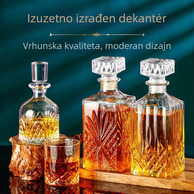 Dekanter Zhiyao, stakleni, moderni minimalistički stil, 580 g