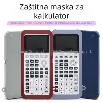 Silikonska zaštitna futrola za grafički kalkulator TI-84 Plus CE, protivklizna i zaštita od pada