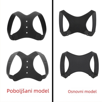 Korektor držanja za odrasle, prozračan i podesivi pojas za ključnu kost za pravilno poravnanje leđa