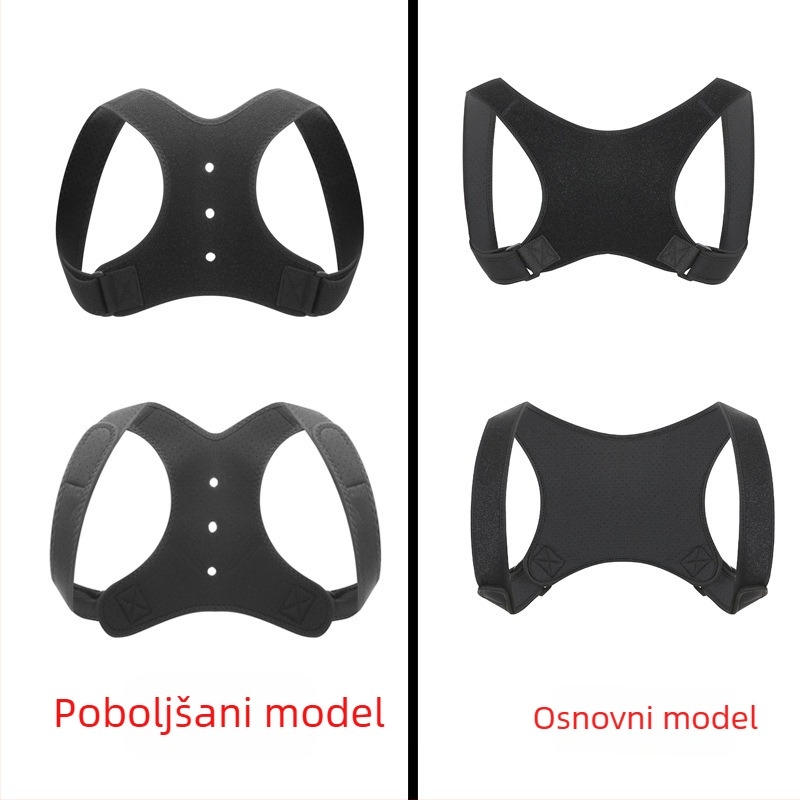 Korektor držanja za odrasle, prozračan i podesivi pojas za ključnu kost za pravilno poravnanje leđa