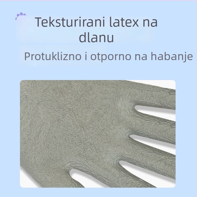Dječje zaštitne rukavice za vrt - protivklizne, protivrezne, otporne na habanje, prozračne, zaštita od ugriza životinja; Težina 30