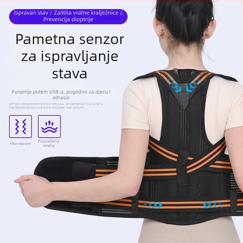 Inteligentni korektor držanja leđa, model 23, poliester, za leđa, fitness, Xin Chongsheng