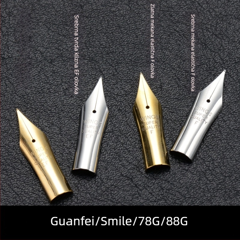 Zamjenski nib za fontanu olovku, kompatibilan s Pelikan 78G, Imperial Concubine i Smiling Face nib-ovima (Model: 659; Materijal NIB-a: Drugo; Sustav opskrbe tintom: Drugo; Ispis logotipa: Ne; Namijenjeno reklamnim poklonima)
