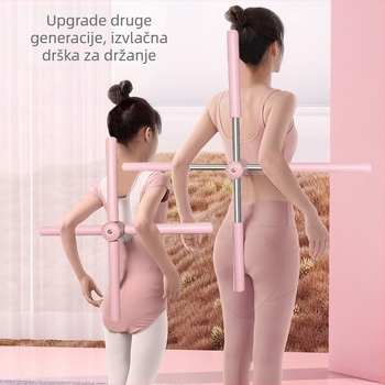 Scrub Retraktibilna štapa za otvoreni leđa – Pomoć za jogu za korekciju držanja, otvaranje ramena, lijep leđa – Zhejiang