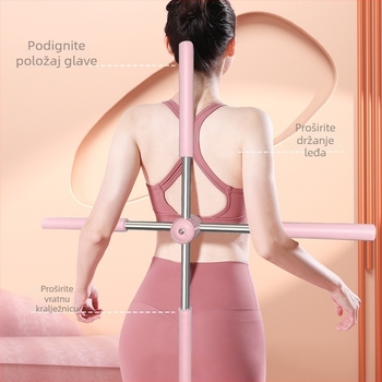 Scrub Retraktibilna štapa za otvoreni leđa – Pomoć za jogu za korekciju držanja, otvaranje ramena, lijep leđa – Zhejiang