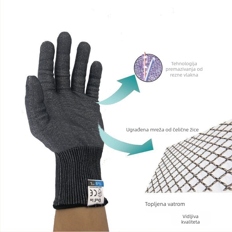 Rukavice otporne na rezanje od Spandexa za kuhinju | Materijal: Spandeks | Funkcija: Rukavice otporne na rezanje | Marke: Drugo | Opseg uporabe: Drugo