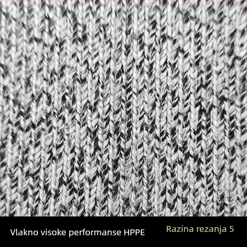 HPPE zaštitni rukav za podlakticu s otvorom za palac, ojačan dizajn, otpornost na abraziju 5, za klanje