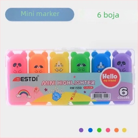 Set olovaka RM-1520, plastično kućište, 4–6 komada, PP kutija za pakiranje, mogućnost tiska vlastitog loga