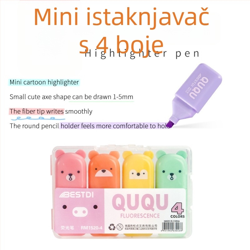 Set olovaka RM-1520, plastično kućište, 4–6 komada, PP kutija za pakiranje, mogućnost tiska vlastitog loga