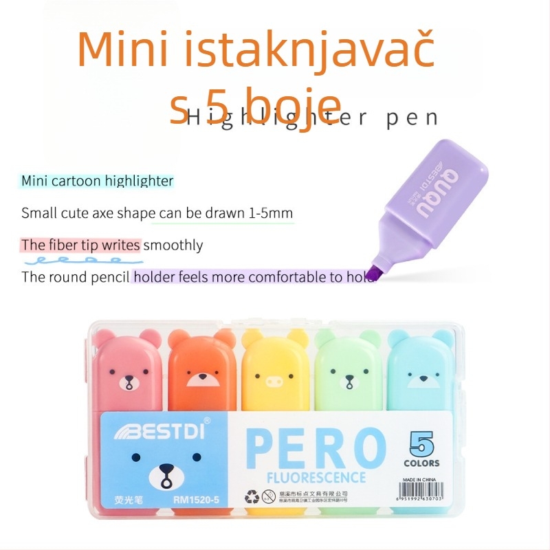 Set olovaka RM-1520, plastično kućište, 4–6 komada, PP kutija za pakiranje, mogućnost tiska vlastitog loga