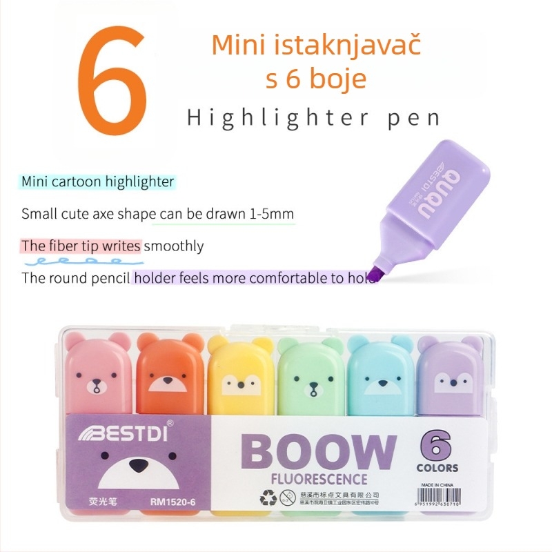 Set olovaka RM-1520, plastično kućište, 4–6 komada, PP kutija za pakiranje, mogućnost tiska vlastitog loga