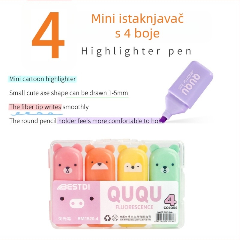 Set olovaka RM-1520, plastično kućište, 4–6 komada, PP kutija za pakiranje, mogućnost tiska vlastitog loga