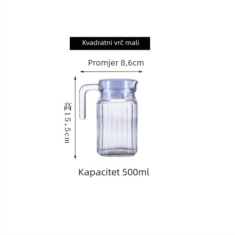 Dekanter za vino s ojačanom tijelom, moderan minimalistički stil; kapacitet 1–100 ml; lansiran 2023; set.