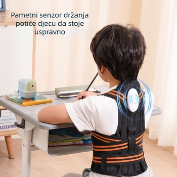 Korektor držanja za kifozu – pojas za leđa za tinejdžere, podržava bočno savijanje kralježnice i neravnotežu ramena