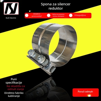 Buffalo nehrđajući čelični automobilni ispušni cijev s univerzalnom stezalom (Brand: Buffalo; Kategorija: Auto dijelovi; Materijal: Nehrđajući čelik)