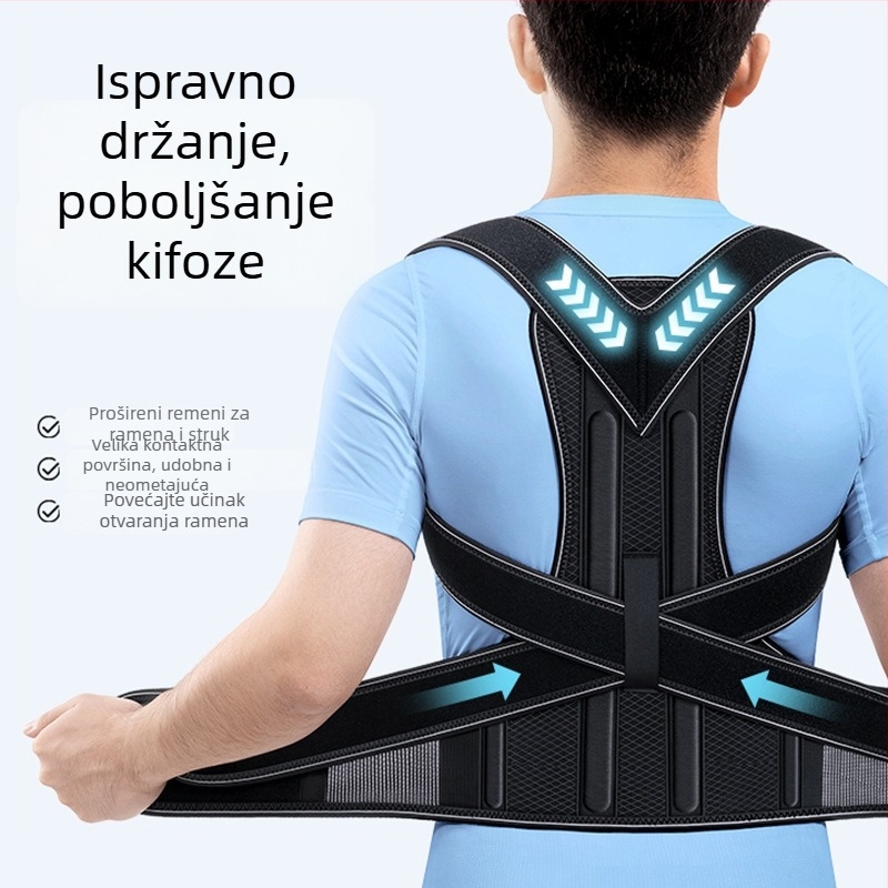 Zeamo pojas za korekciju držanja – nadograđeni model s dvostrukom potporom, CE certifikat, šifra artikla BZ1.0923.007, izlazak u proljeće 2026