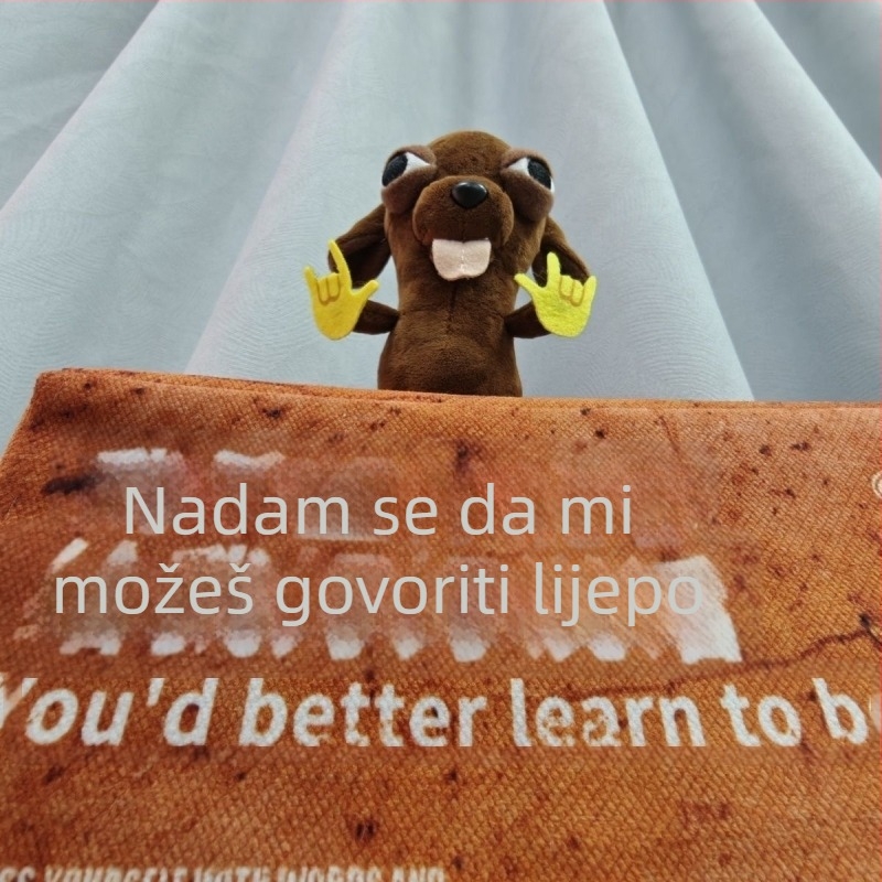 Chihuahua plišanka – set izraza, apstraktan pas, zabavna igračka