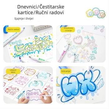 Touchmark Contour set – plastično kućište, u kutiji, jednostrani vrh, neizbrisivo, moguć ispis logotipa