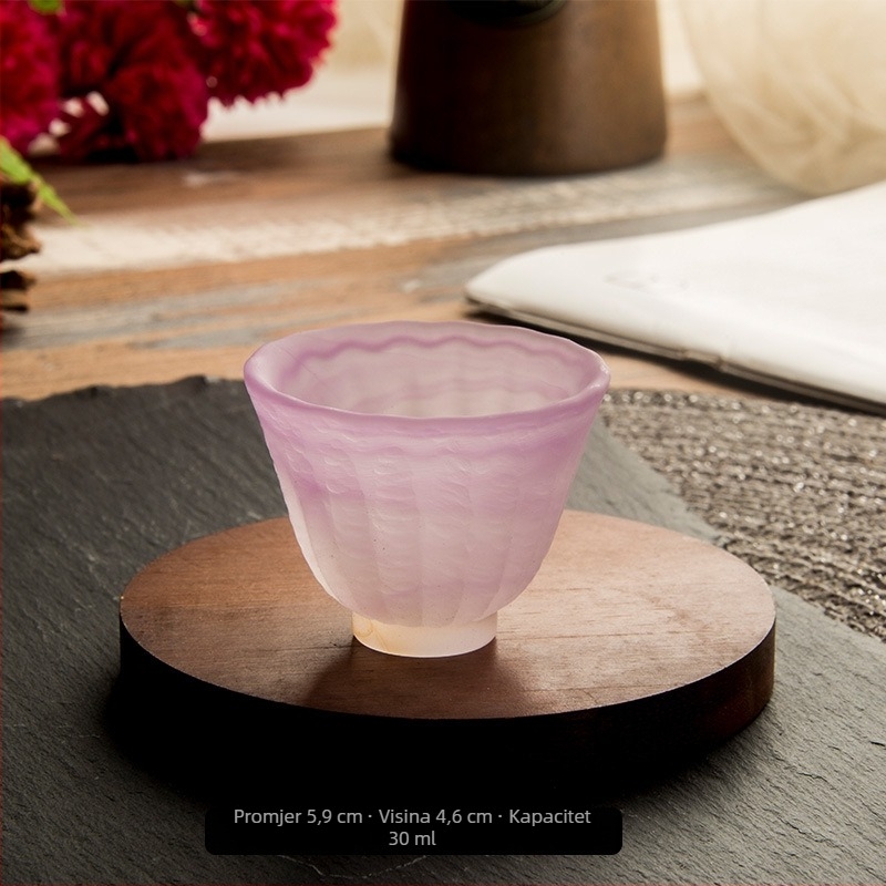 Šalica za sake u japanskom stilu, staklena, kapacitet 1–100 ml, moderni minimalistički stil