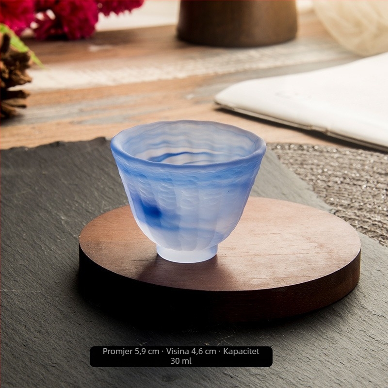 Šalica za sake u japanskom stilu, staklena, kapacitet 1–100 ml, moderni minimalistički stil